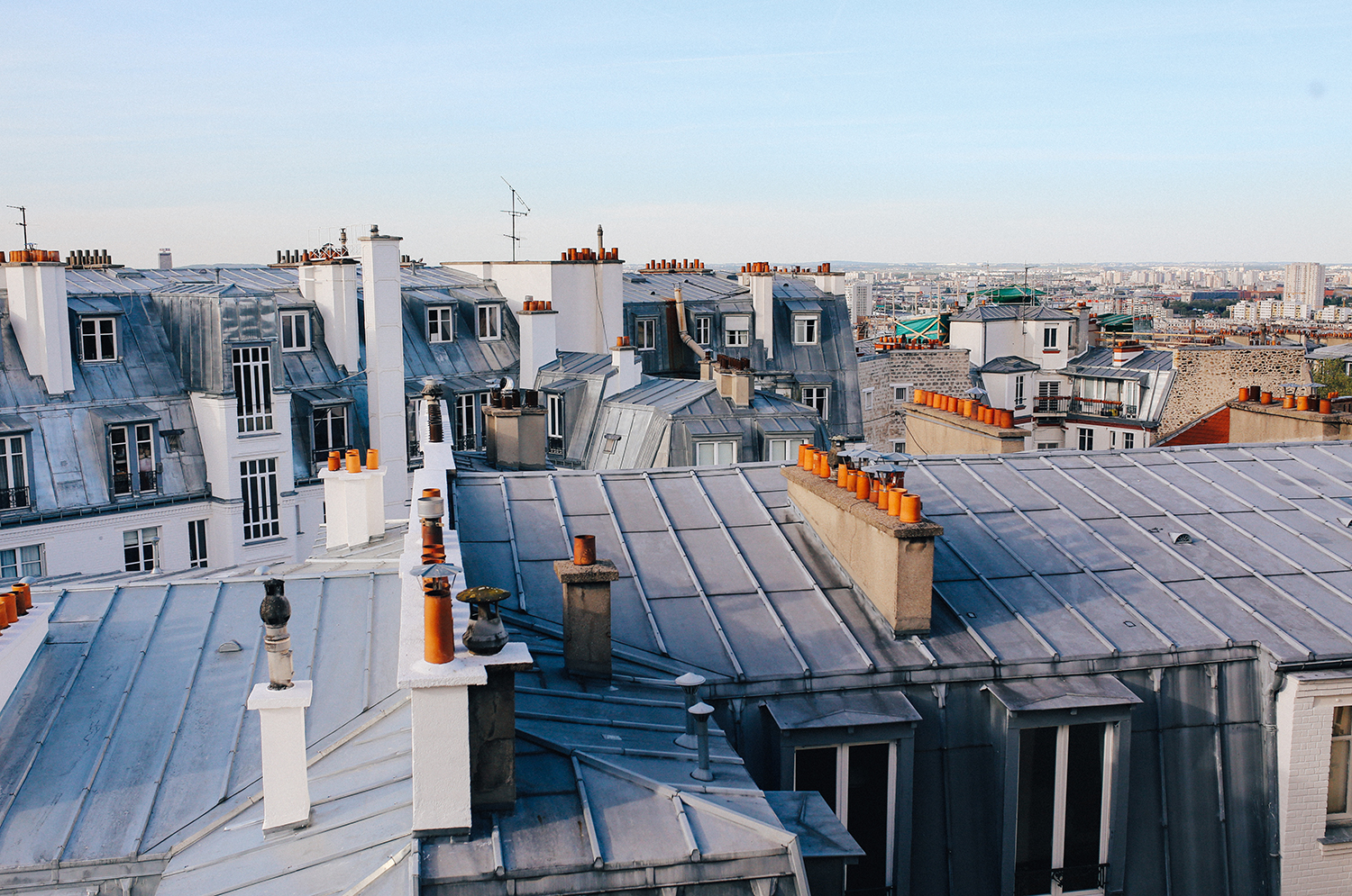 Toits haussmanniens de Paris